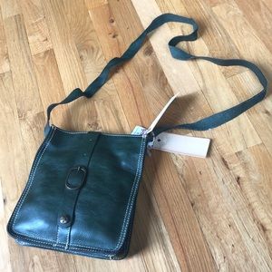 Dark green crossbody bag